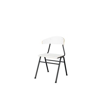 Stol Embrace BX 4-ben SH45 cm stort sete svarte ben