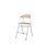 Stol Embrace 4-ben SH54 cm stort sete sølv ben