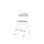 Stol Embrace BX 4-ben SH54 cm stort sete hvite ben
