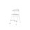 Stol Embrace BX 4-ben SH54 cm stort sete hvite ben