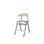 Stol Embrace BX 4-ben SH54 cm stort sete svarte ben