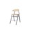 Stol Embrace BX 4-ben SH54 cm stort sete svarte ben