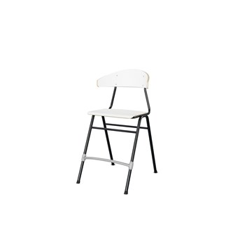 Stol Embrace BX 4-ben SH54 cm stort sete svarte ben