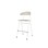Stol Embrace BX 4-ben SH65 cm stort sete hvite ben