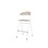 Stol Embrace BX 4-ben SH65 cm stort sete hvite ben