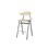Stol Embrace BX 4-ben SH65 cm stort sete svarte ben