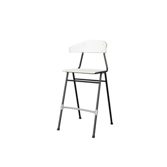 Stol Embrace BX 4-ben SH65 cm stort sete svarte ben
