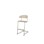 Stol Embrace C-stativ SH45/63 cm mellomstort sete sølv stativ