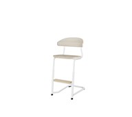 Stol Embrace BX C-stativ SH45/63 cm mellomstort sete hvitt stativ