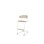 Stol Embrace BX C-stativ SH45/63 cm mellomstort sete hvitt stativ