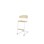 Stol Embrace BX C-stativ SH45/63 cm mellomstort sete hvitt stativ