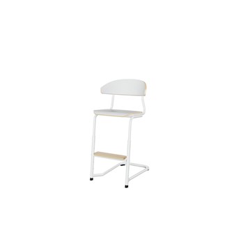 Stol Embrace BX C-stativ SH45/63 cm mellomstort sete hvitt stativ