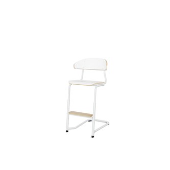Stol Embrace BX C-stativ SH45/63 cm mellomstort sete hvitt stativ
