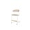 Stol Embrace BX C-stativ SH45/63 cm stort sete hvitt stativ