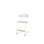 Stol Embrace BX C-stativ SH45/63 cm stort sete hvitt stativ