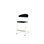 Stol Embrace BX C-stativ SH45/63 cm stort sete hvitt stativ