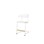 Stol Embrace BX C-stativ SH45/63 cm stort sete hvitt stativ