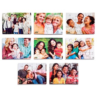 Puslespill familier 8 stk