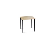 Bord Multiflex FSC BX HPL 70x60xH72 cm svart understell skuffeskinner
