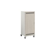 Norden madrasskap med hjul B140 D62 H160 hvit