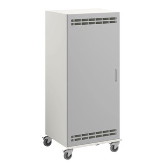 Norden madrasskap med hjul B140 D62 H160 hvit