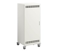 Norden madrasskap med hjul B140 D62 H160 hvit