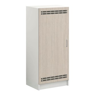 Norden madrasskap med sokkel B140 D62 H160 hvit