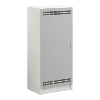 Norden madrasskap med sokkel B140 D62 H160 hvit