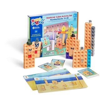 MathLink Cubes aktivitetssett Numberblocks 21 til 30