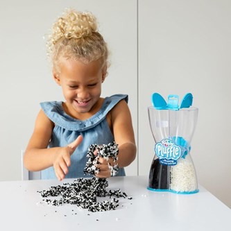Pluffle playfoam sensorisk svart og hvit