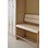 Adapt benk med rygg i kryssfiner SH 65 cm