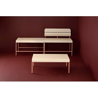 Adapt benk i kryssfiner H 65 cm