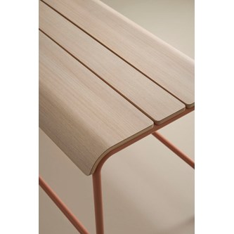 Adapt benk i kryssfiner H 65 cm