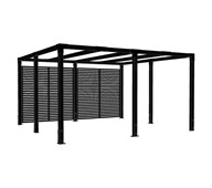 Cubic Pergola med gjerde