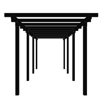 Pergola 3 moduler