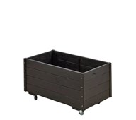 Basic blomsterkasse med hjul 88x48x47 cm