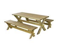 Nostalgi piknikbord