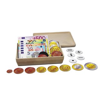 Euro mynt og sedler magnetiske