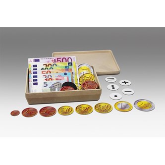 Euro mynt og sedler magnetiske