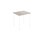 Reservedel bordplate 12:38 FSC HT 70x60 cm