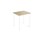 Reservedel bordplate 12:38 FSC HT 70x60 cm