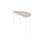 Reservedel bordplate 12:38 FSC HT halvrund 120x60 cm