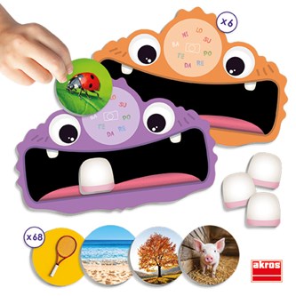 Tren stavelser med monstertenner