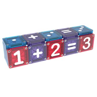 Magna-Tiles lær tall 56 deler