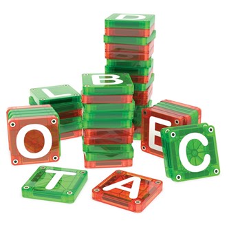Magna-Tiles lær bokstaver 56 deler