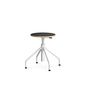 Krakk Altudo gass HPL sh 46-56 cm sølvunderstell med glideføtter