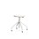 Krakk Altudo gass HPL sh 46-56 cm sølvunderstell med glideføtter