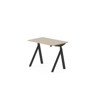 Skrivebord Work FSC BX Y-E 100x60 cm svart stativ