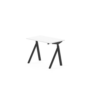 Skrivebord Work FSC BX Y-E 100x60 cm svart stativ