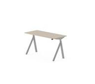 Skrivebord Work FSC BX Y-E 140x60 cm sølvfarget stativ